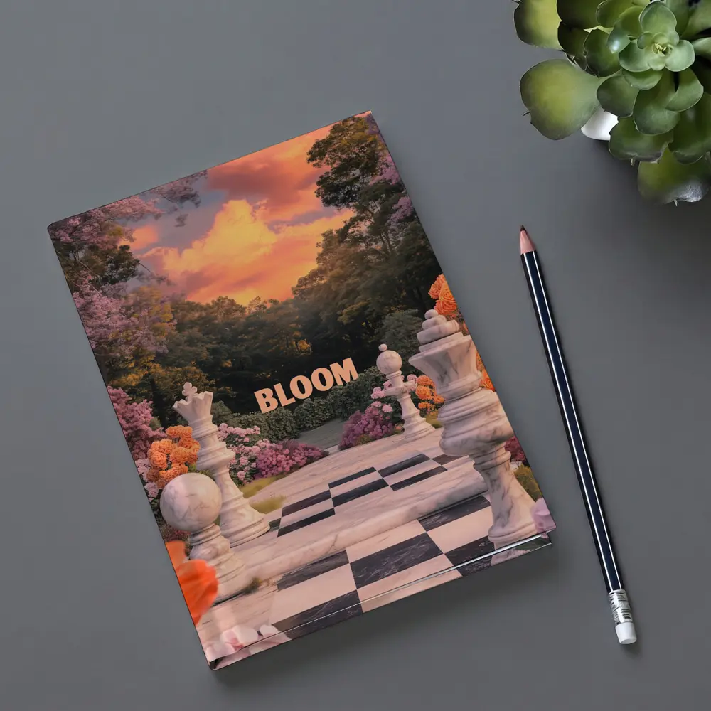 Bloom Chess Garden Surreal Floral Fantasy – Notebooks