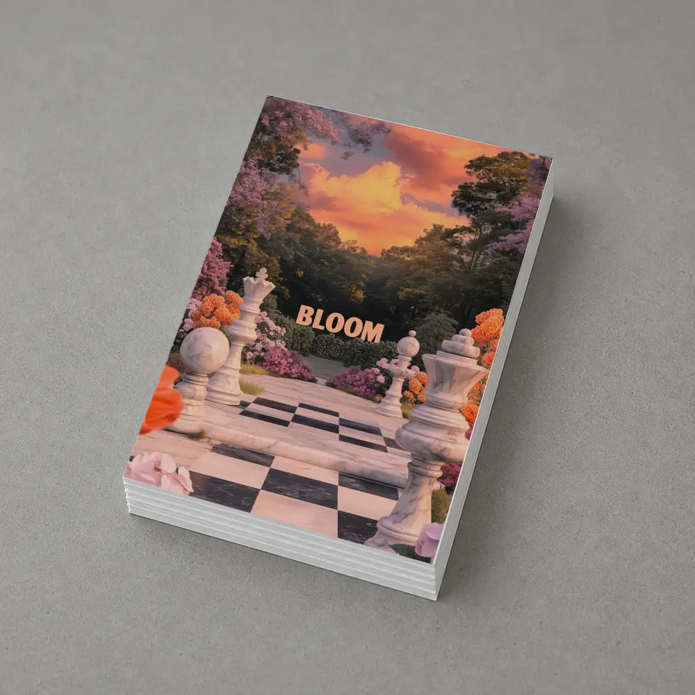 Bloom Chess Garden Surreal Floral Fantasy – Postcards