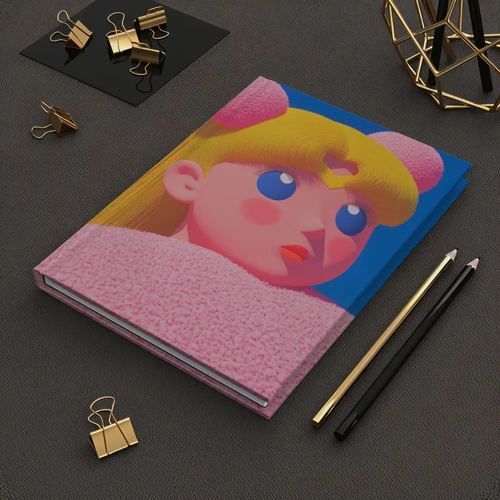 Sailor Moon Pink Anime Girl Blue Sky – Notebooks