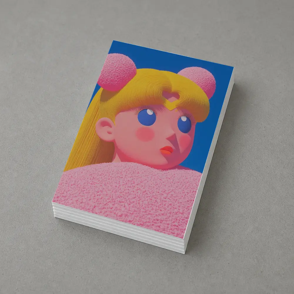 Sailor Moon Pink Anime Girl Blue Sky – Postcards