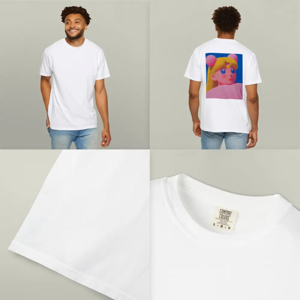 Sailor Moon Pink Anime Girl Blue Sky – T-Shirts