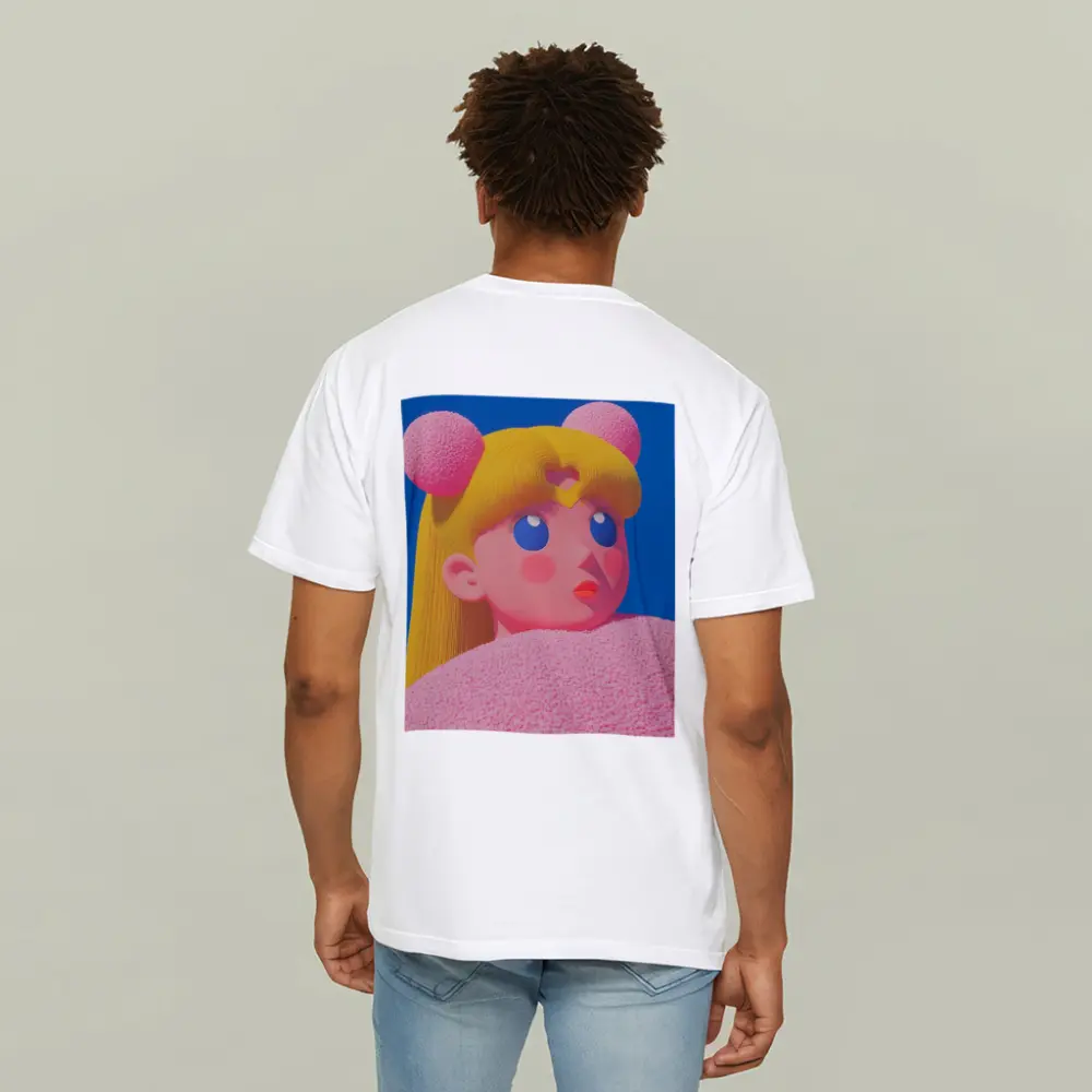 Sailor Moon Pink Anime Girl Blue Sky – T-Shirts