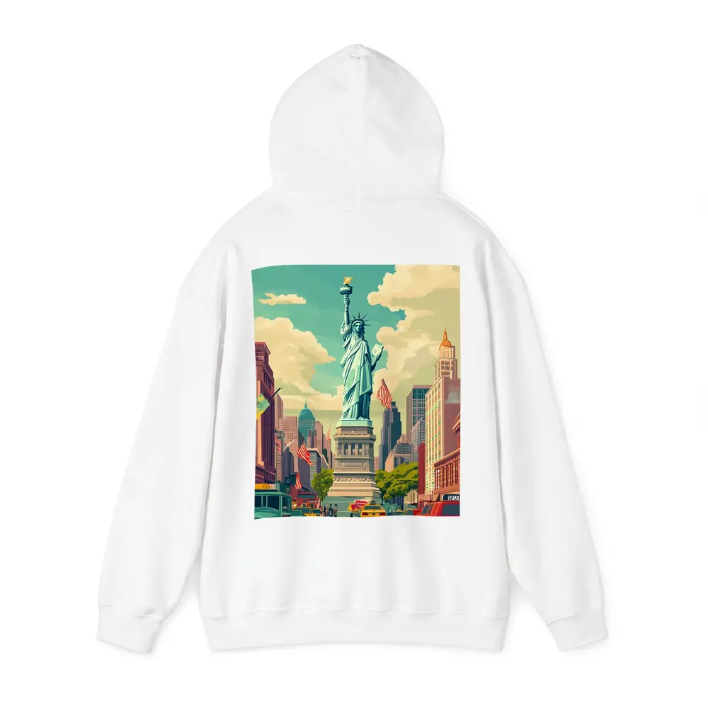 Statue of Liberty New York City Retro Art – Hoodies