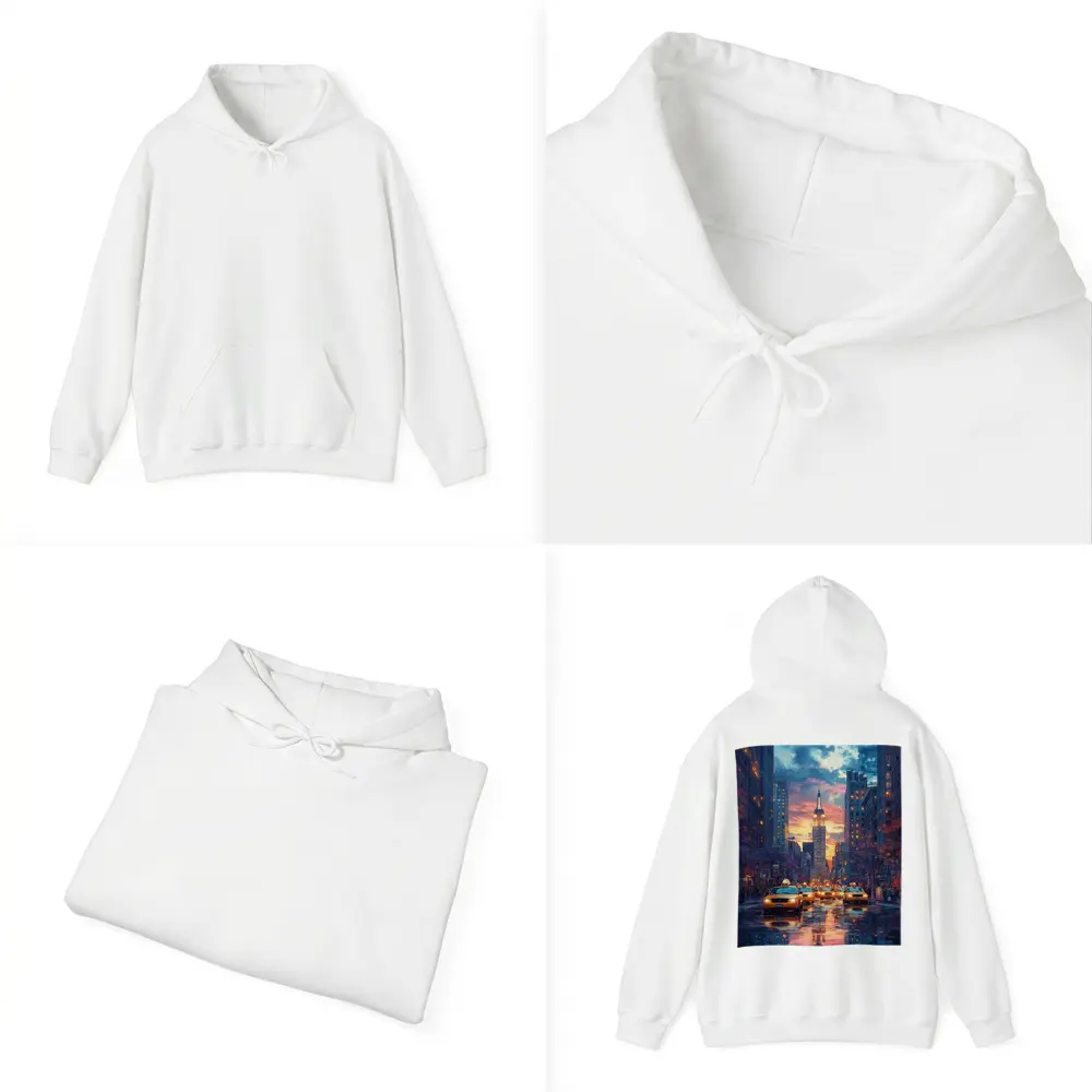 New York City Empire State Building Sunset Street – Hoodies