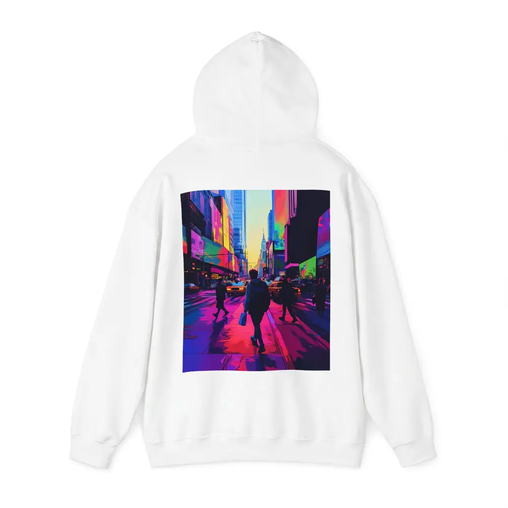 Neon Pop Art New York City Street – Hoodies