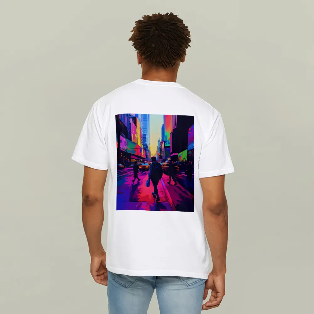Neon Pop Art New York City Street – T-Shirts