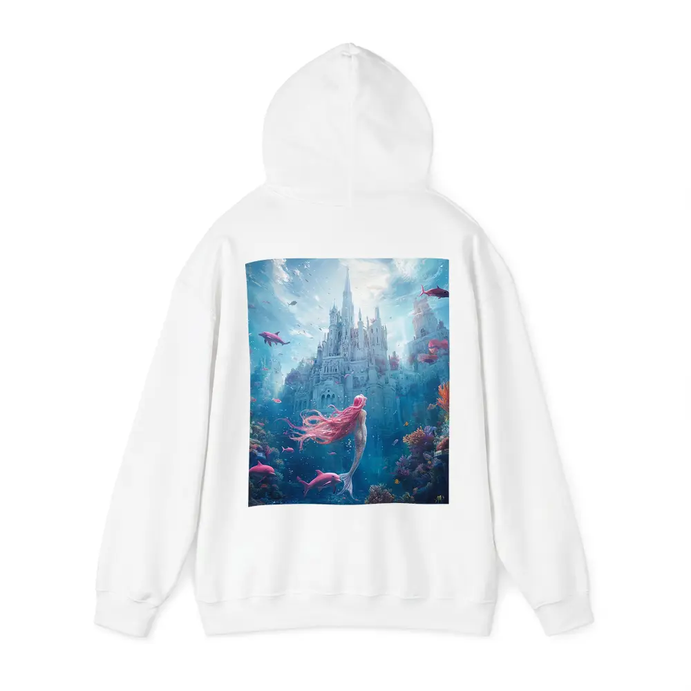 Mermaid Underwater Castle Fantasy Ocean Scene – Hoodies