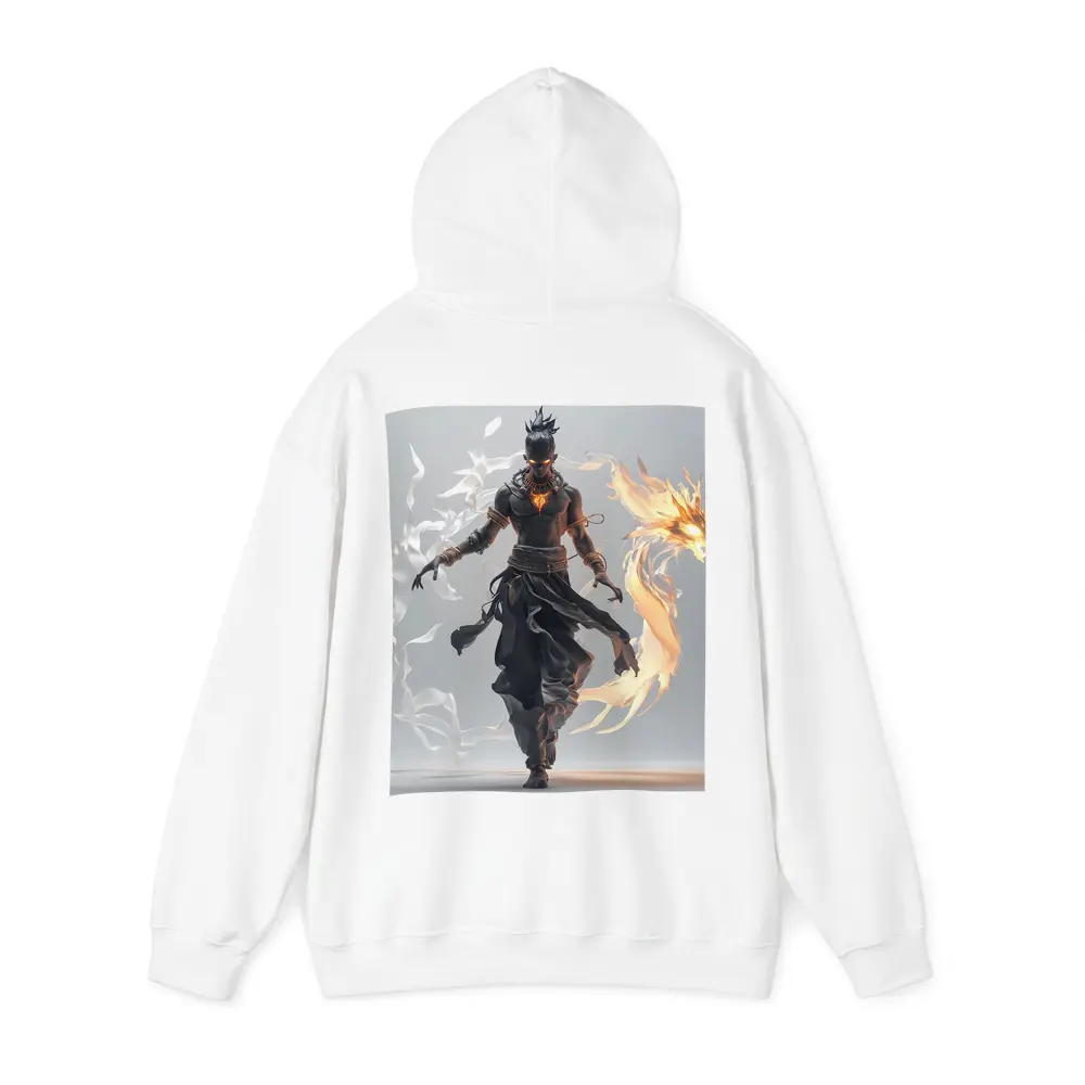 Dark Warrior Fire Dragon Fantasy Art – Hoodies