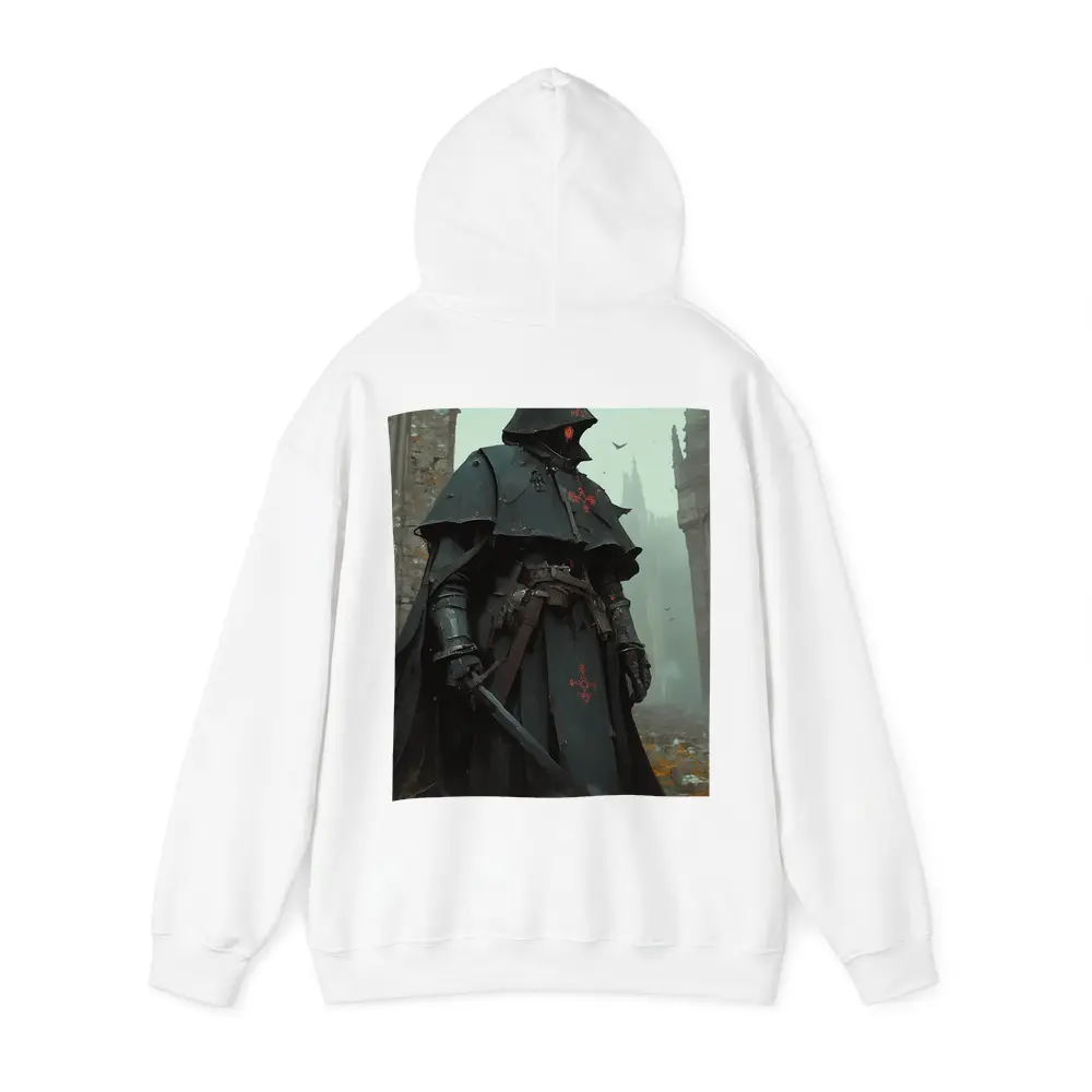 Dark Knight Armor Ruined Gothic Cathedral – Hoodies