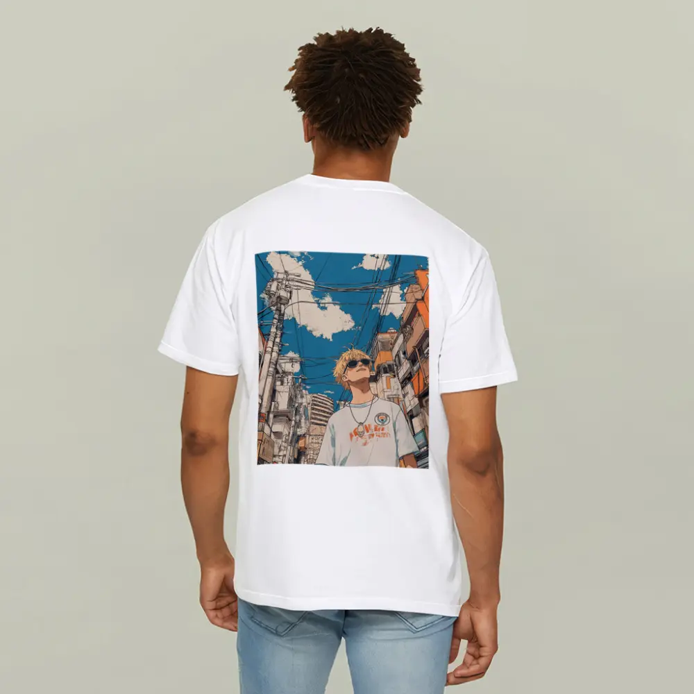 Anime Boy Tokyo Street Manga Art – T-Shirts