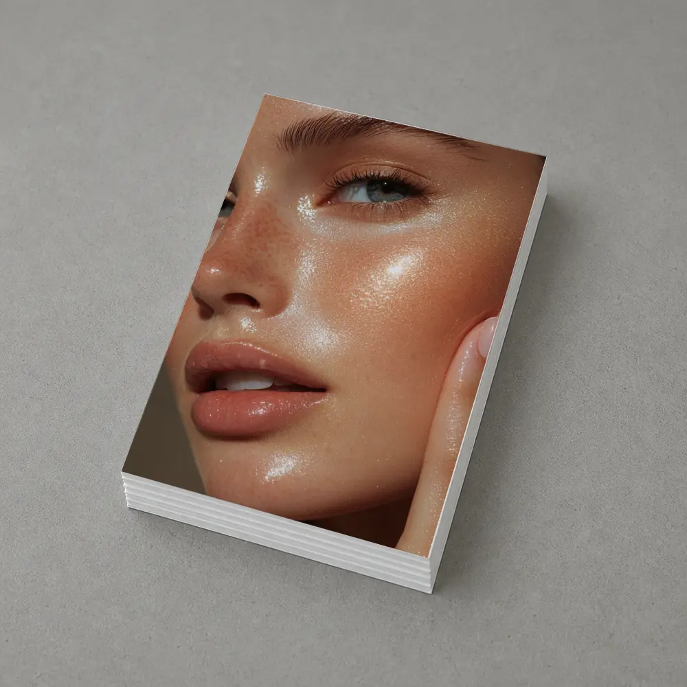 Glowing Skin Close Up Beauty Portrait – Postcards