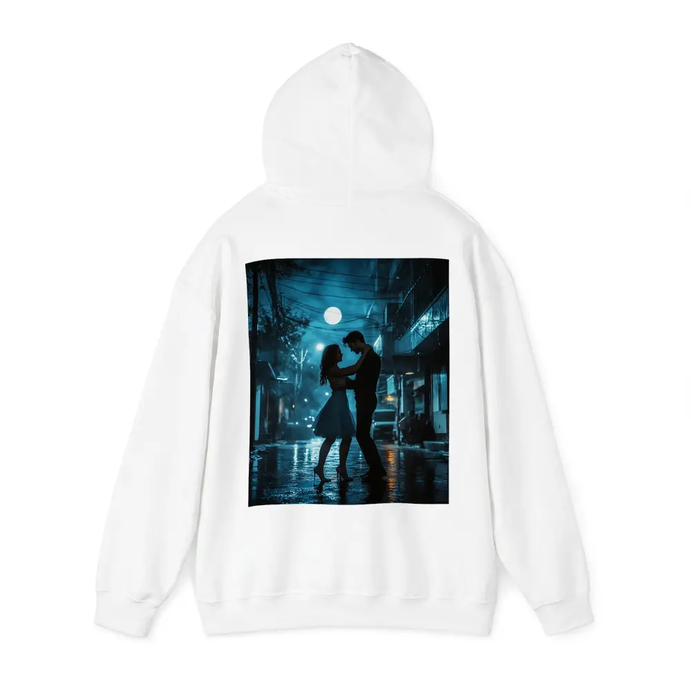 Couple Dancing in Rainy Night Street – Hoodies