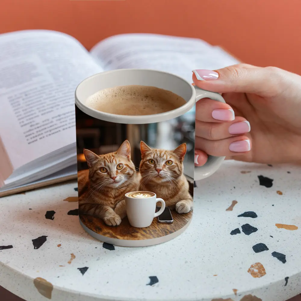 Two Ginger Cats Cafe Table Coffee – Mugs