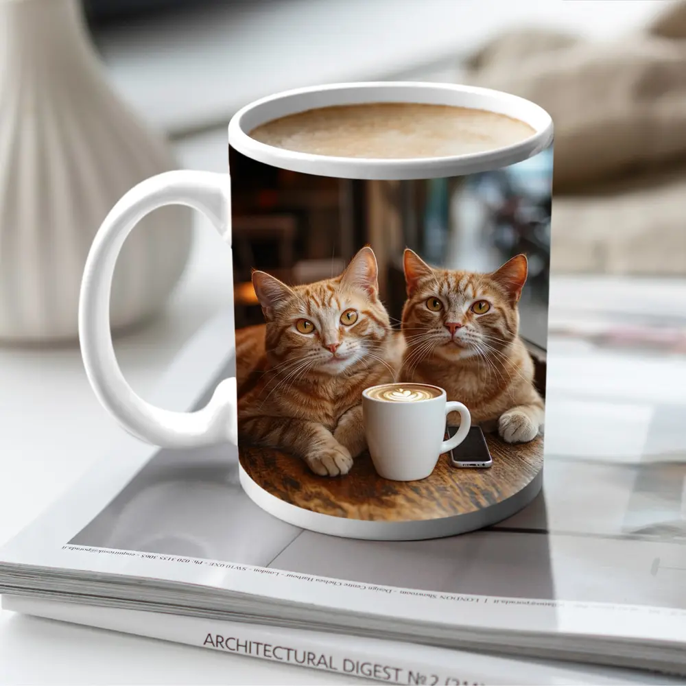 Two Ginger Cats Cafe Table Coffee – Mugs