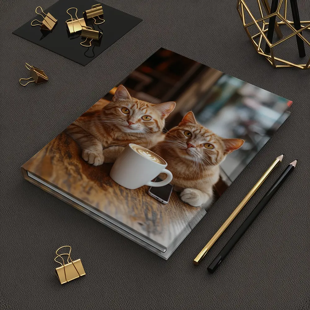 Two Ginger Cats Cafe Table Coffee – Notebooks