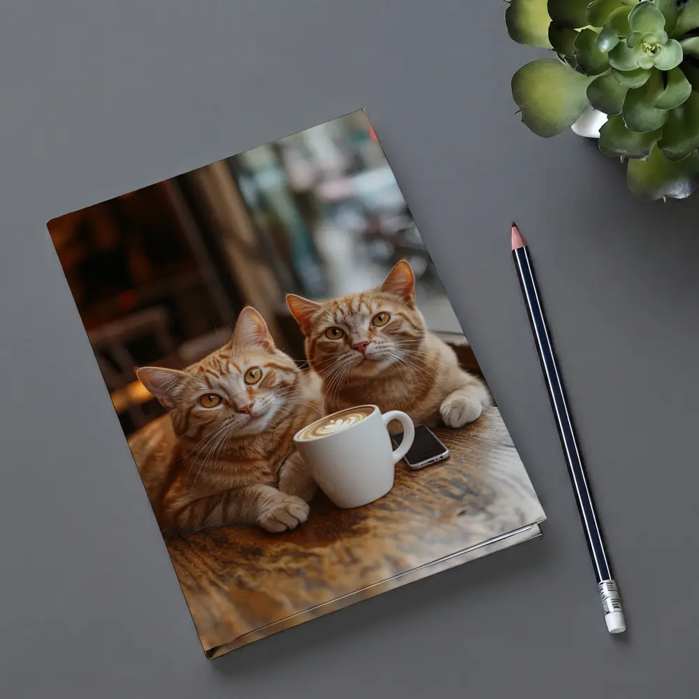 Two Ginger Cats Cafe Table Coffee – Notebooks
