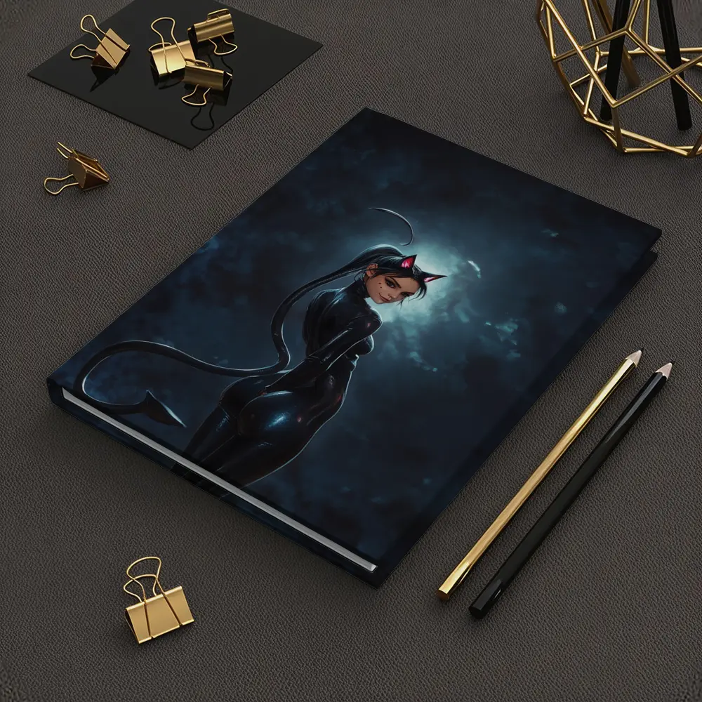 Catwoman Dark Night Sky Anime Art – Notebooks