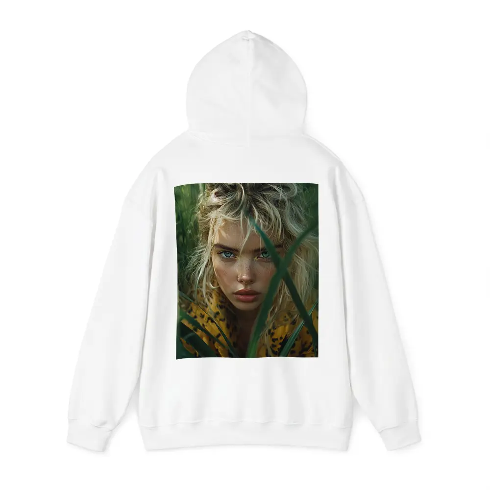 Blonde Woman Blue Eyes Green Grass – Hoodies