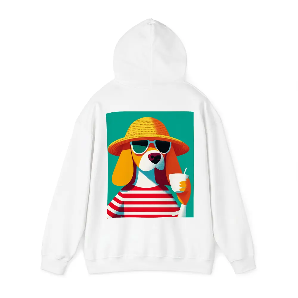 Beagle Dog Summer Hat Sunglasses Teal – Hoodies