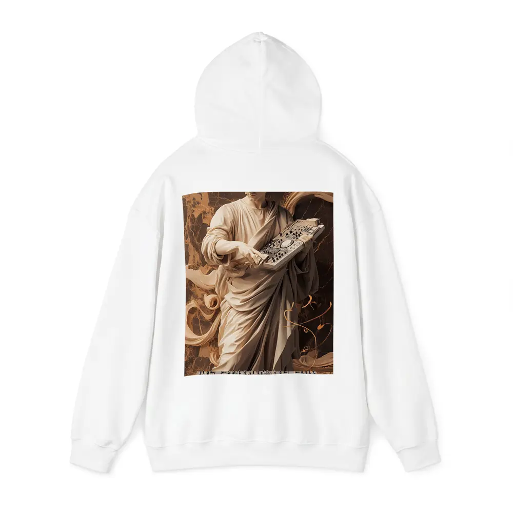 Greek Marble Statue DJ Mixing Decks – Hoodies