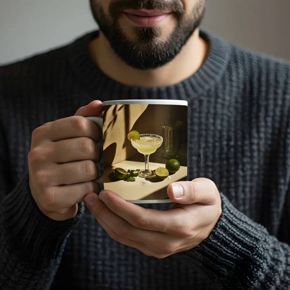 Margarita Cocktail Glass Lime Salt Warm – Mugs