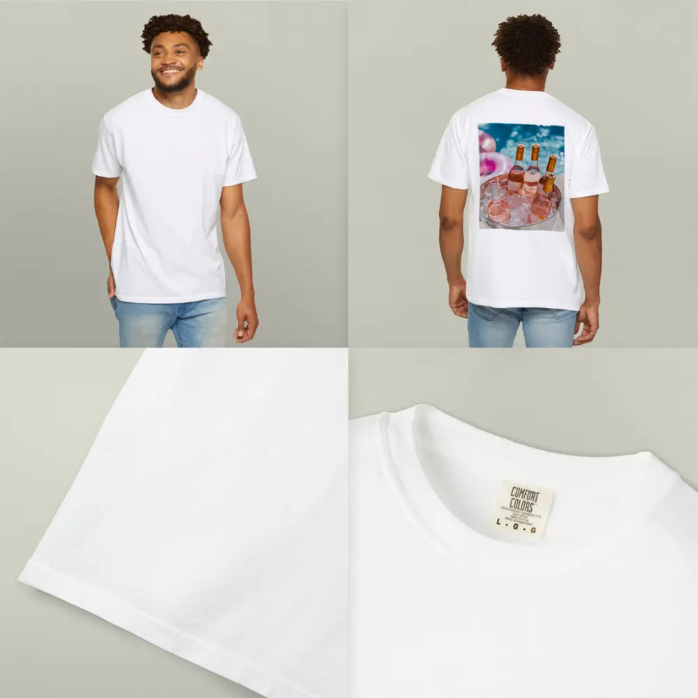 Rose Wine Bottles Chilling Pool Party – T-Shirts