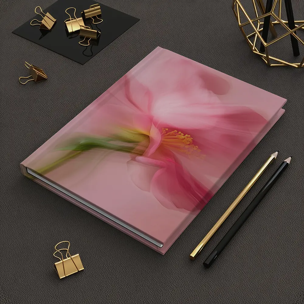 Pink Cosmos Flower Soft Blur Art – Notebooks