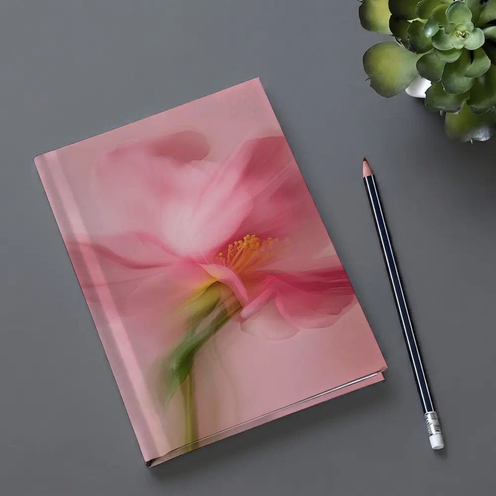 Pink Cosmos Flower Soft Blur Art – Notebooks