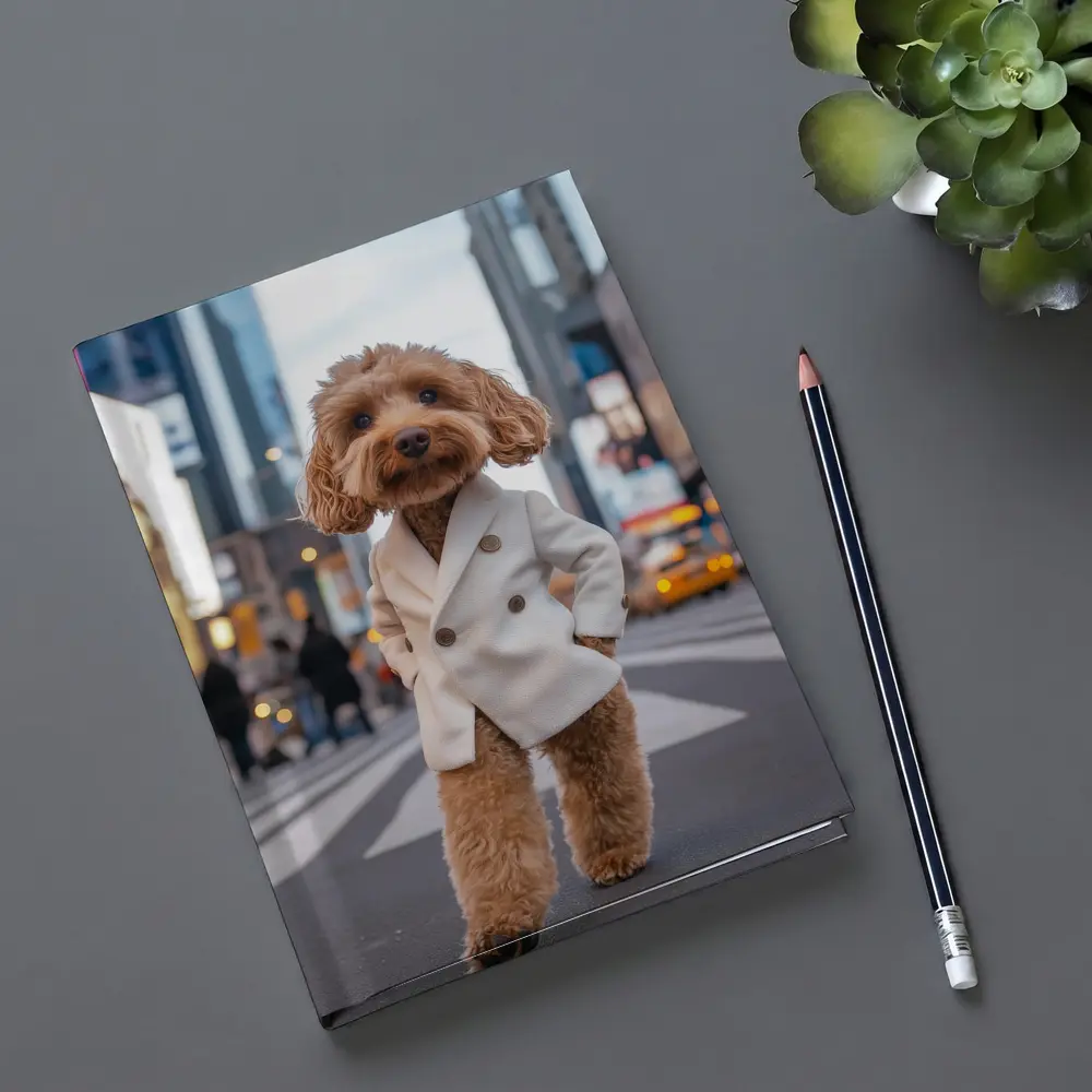 Cockapoo Dog White Coat New York City – Notebooks