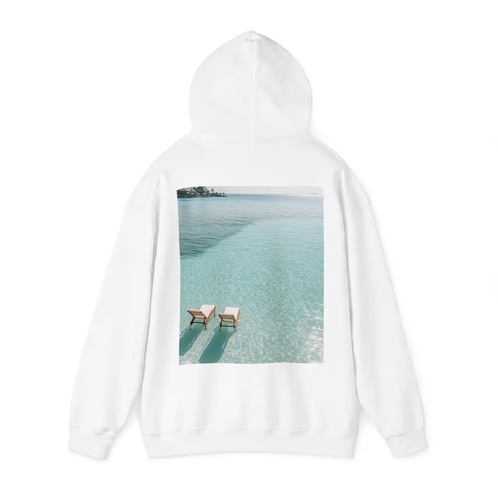 Two Sun Chairs Clear Turquoise Tropical Lagoon – Hoodies