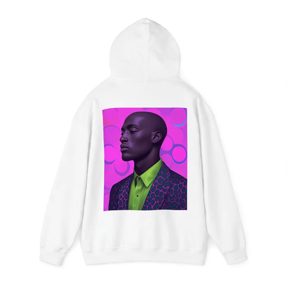 Man Portrait Pop Art Pink Background – Hoodies