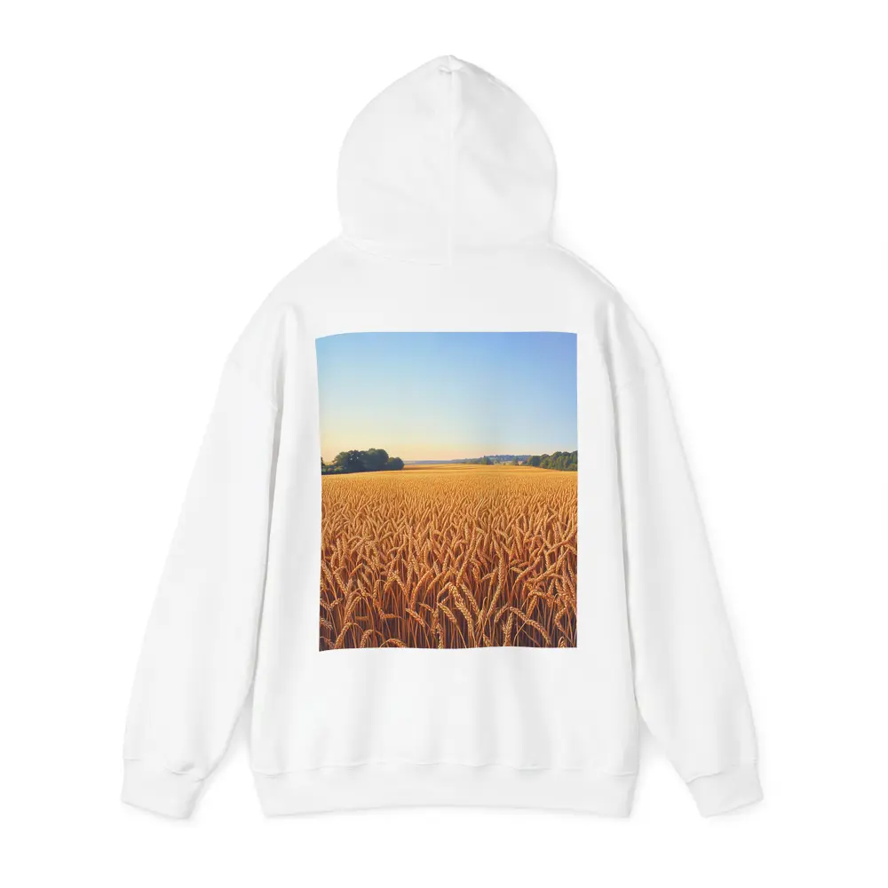 Golden Wheat Field Clear Summer Sky – Hoodies