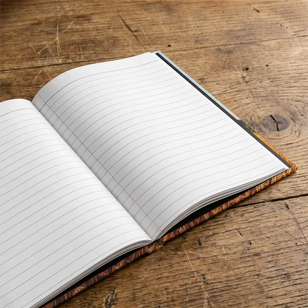 Golden Wheat Field Clear Summer Sky – Notebooks
