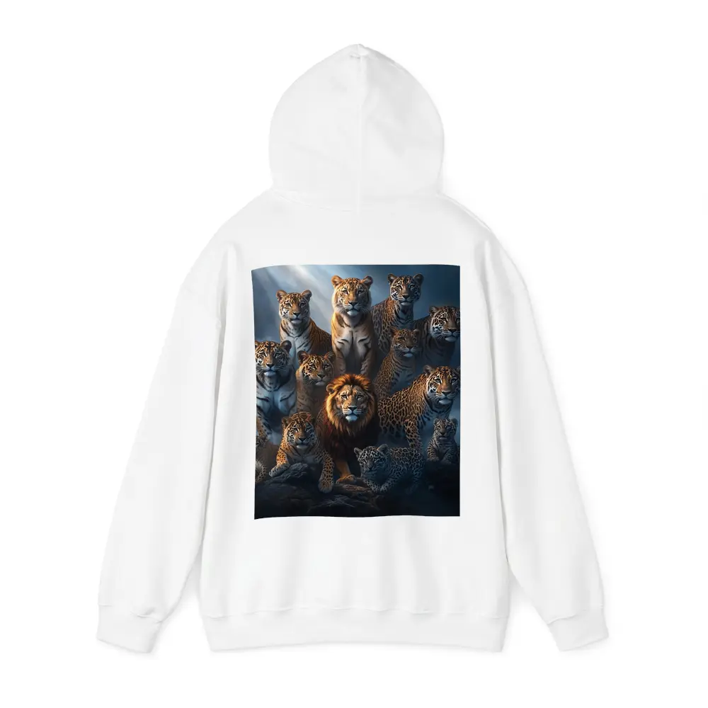 Lions Tigers Leopards Big Cats Dark Misty – Hoodies