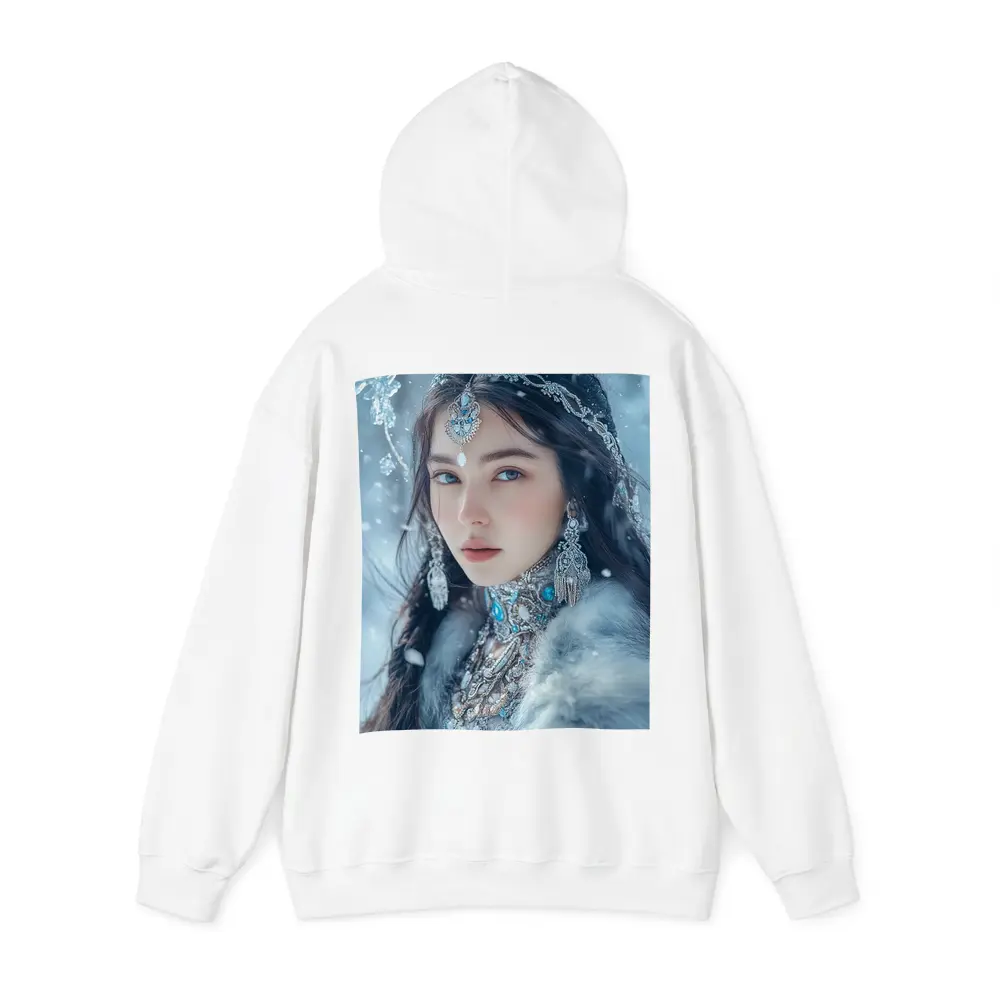Ice Queen Fantasy Portrait Winter Snow – Hoodies