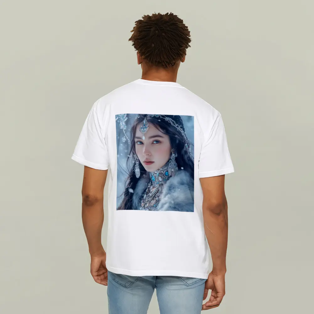 Ice Queen Fantasy Portrait Winter Snow – T-Shirts
