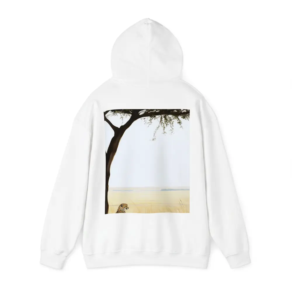 Cheetah Resting Under Acacia Tree Savanna – Hoodies