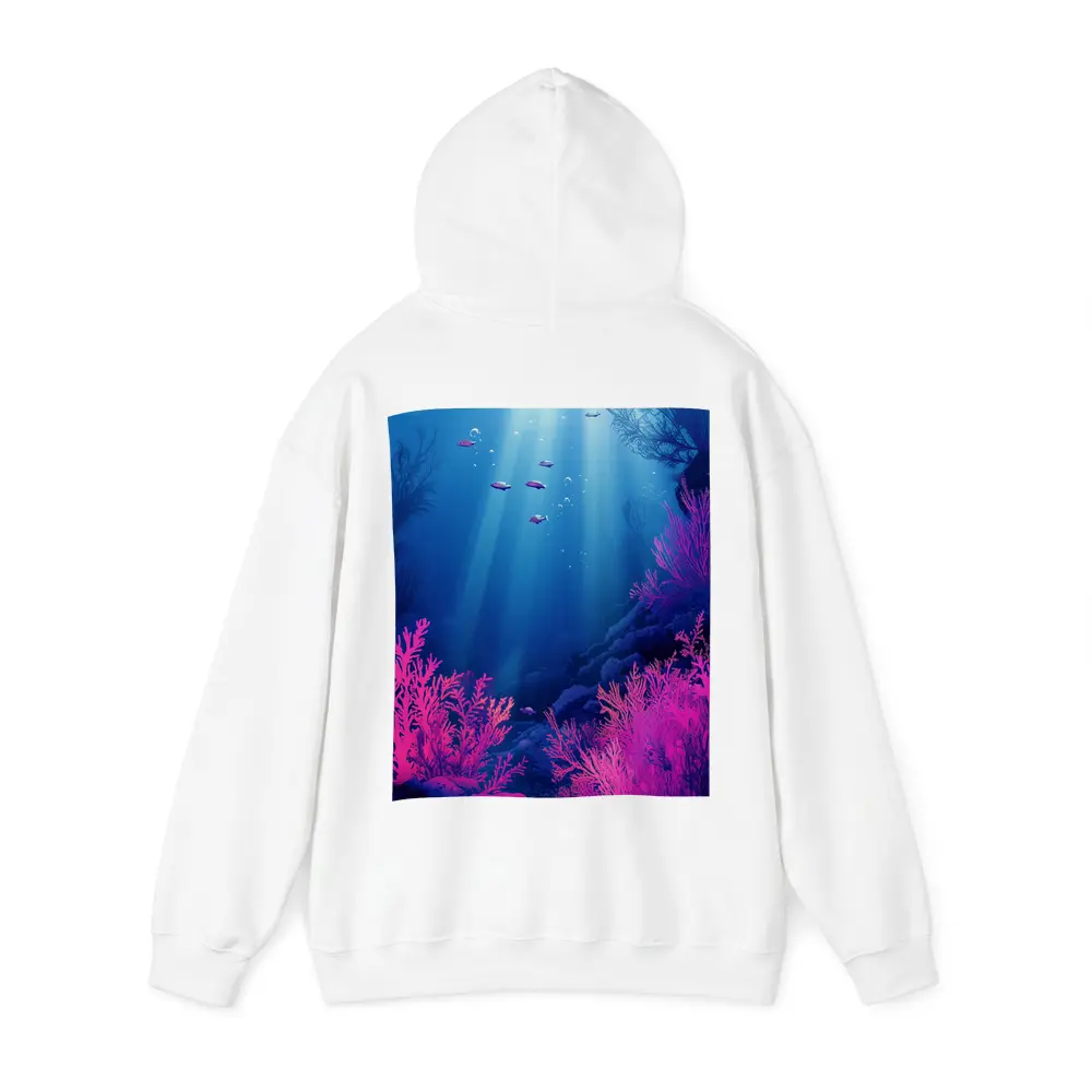 Underwater Coral Reef Blue Ocean Scene – Hoodies