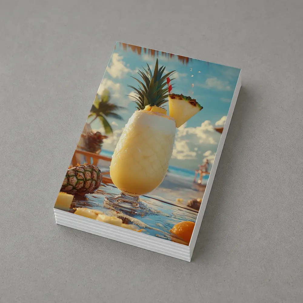 Pina Colada Cocktail Tropical Beach Bar – Postcards