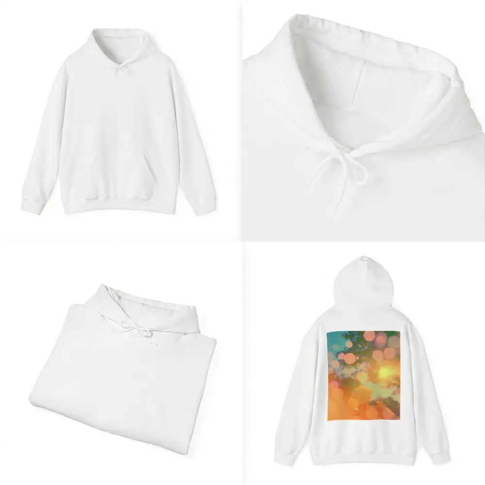 Ice Cream Cone Held Against Summer Sky – Hoodies