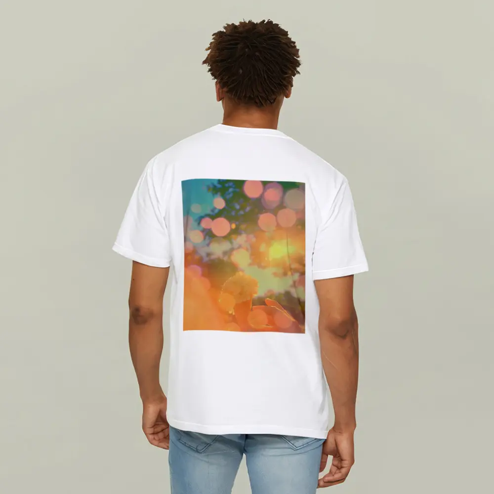 Ice Cream Cone Held Against Summer Sky – T-Shirts