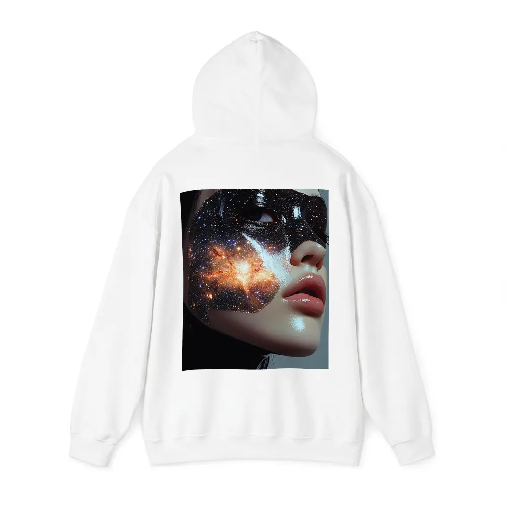 Woman Face Galaxy Mask Space Art – Hoodies
