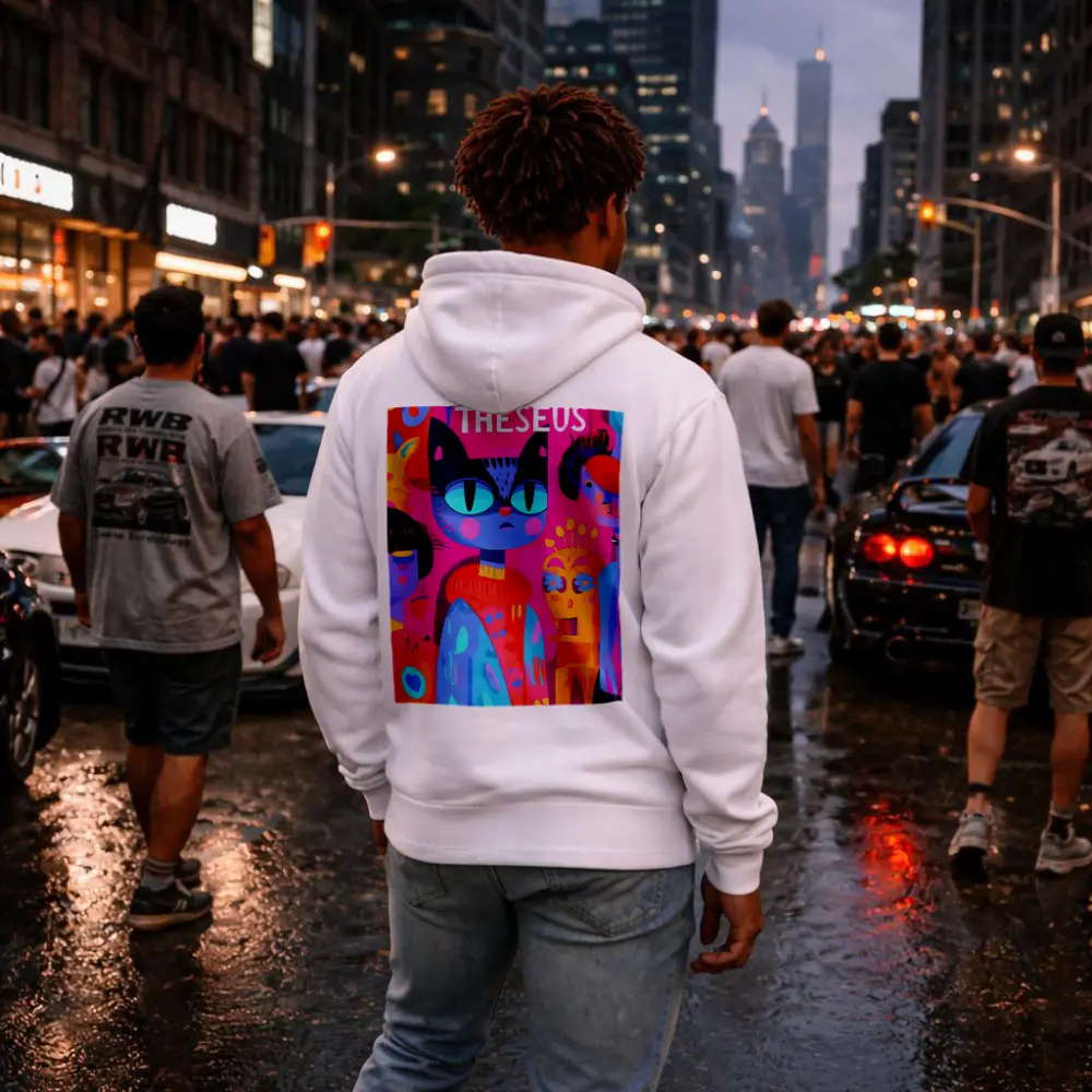 Theseus Cat Pop Art Colorful Characters – Hoodies