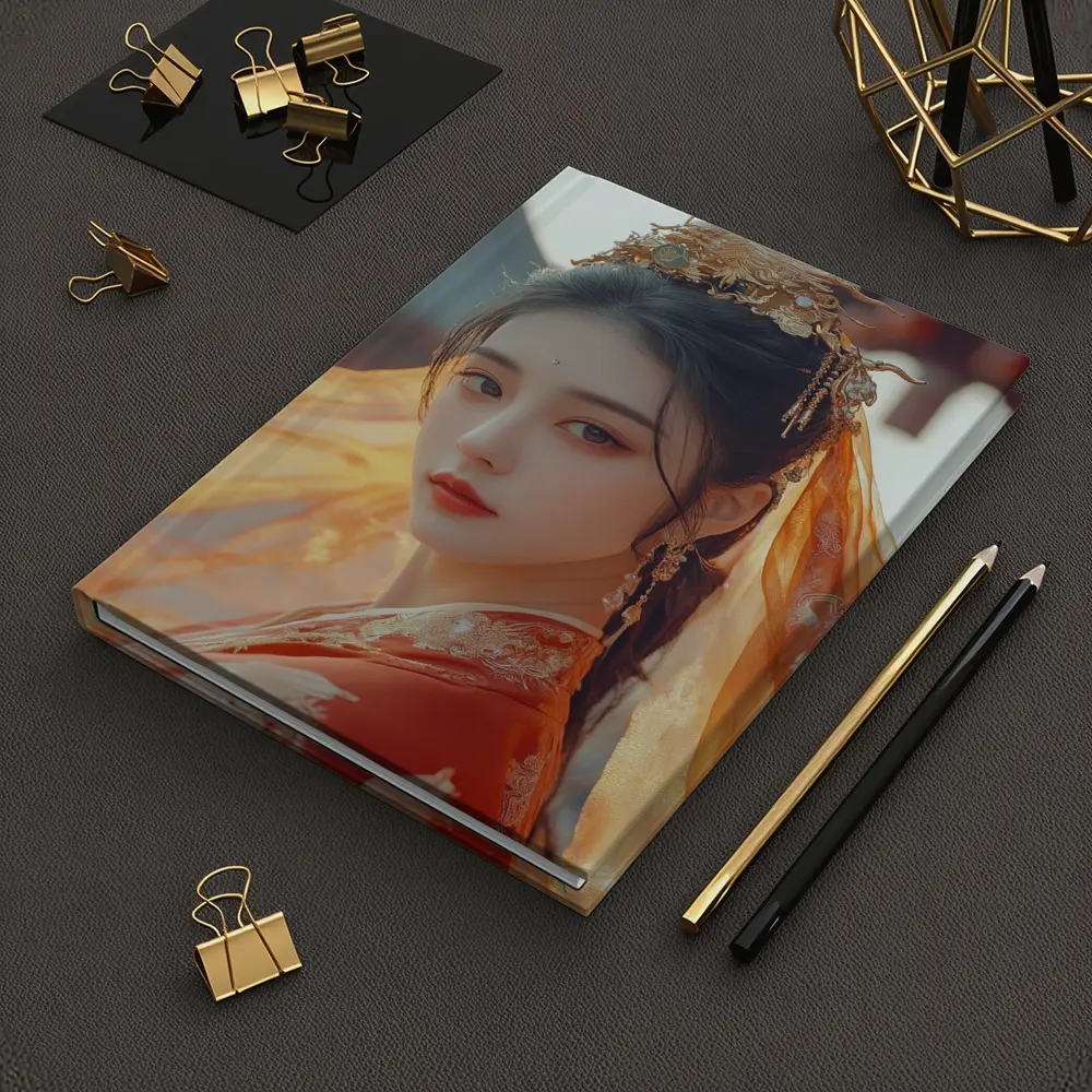 Chinese Hanfu Woman Red Traditional Dress – Notebooks