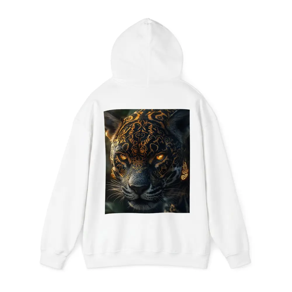 Black Jaguar Gold Tribal Markings Jungle – Hoodies