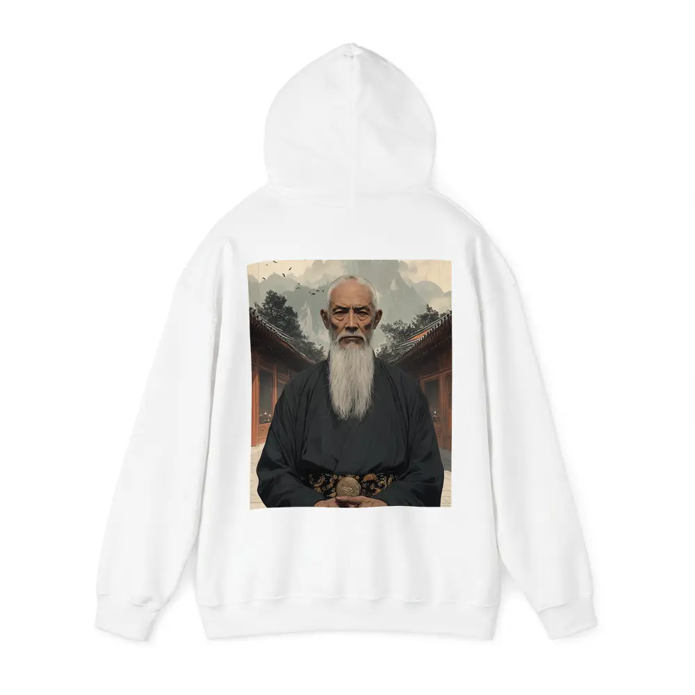 Wise Elder Taoist Master Mountain Temple Art – Hoodies