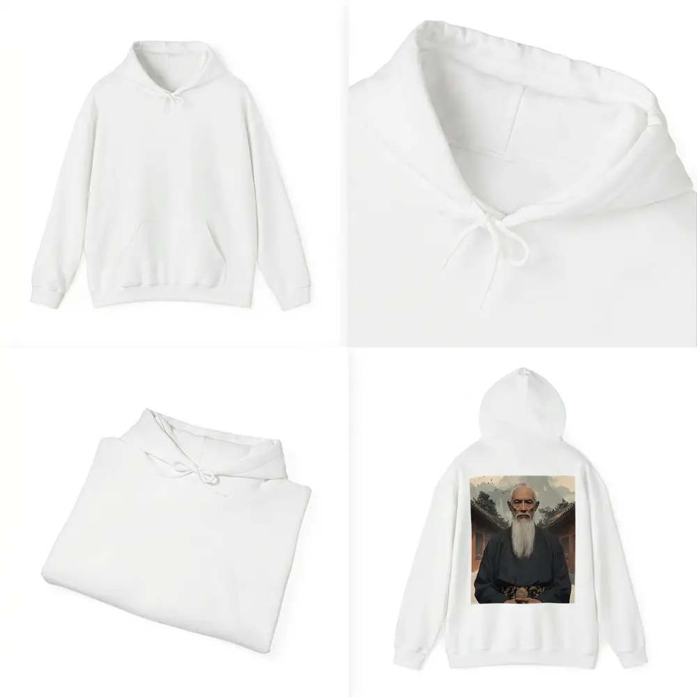 Wise Elder Taoist Master Mountain Temple Art – Hoodies
