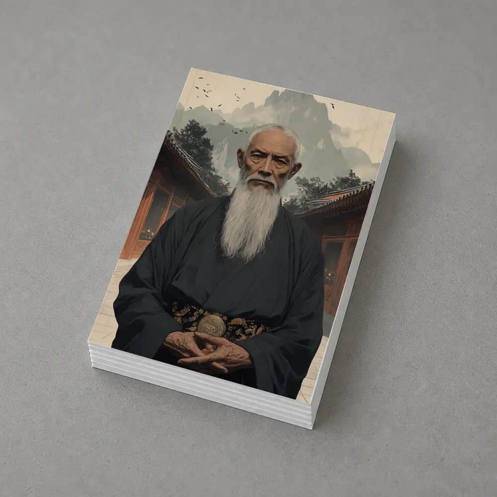 Wise Elder Taoist Master Mountain Temple Art – Postcards