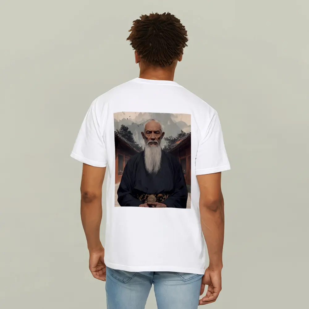 Wise Elder Taoist Master Mountain Temple Art – T-Shirts