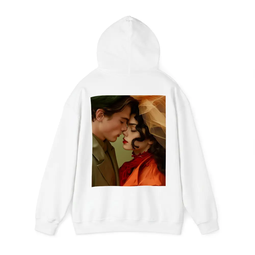 Romantic Couple Close Together Fashion Art – Hoodies